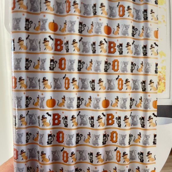 BOO Cats Halloween Shower Curtain NEW - Picture 2 of 5